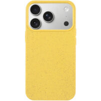 Matný ekologicky rozložitelný kryt pro iPhone 17 Pro Max - žlutý