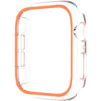 xDfind transparentní pouzdro se svítícím rámečkem pro Apple Watch 42mm (Series 10 / 11) - oranžové