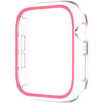 xDfind transparentní pouzdro se svítícím rámečkem pro Apple Watch 41mm - růžové