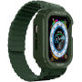 Odolné silikonové pouzdro s magnetickým řemínkem pro Apple Watch Ultra 49mm - tmavě zelené