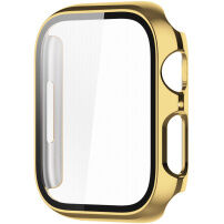 Metalické pouzdro s tvrzeným sklem pro Apple Watch 41mm - zlaté