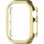 Metalické pouzdro posázené kamínky pro Apple Watch 42mm (Series 10 / 11) - zlaté