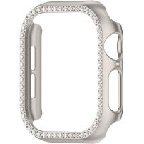 Metalické pouzdro posázené kamínky pro Apple Watch 46mm - starlight