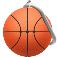 ELAGO Sport Edition silikonový obal s karabinou pro AirTag 1 / 2 - basketbalový míč
