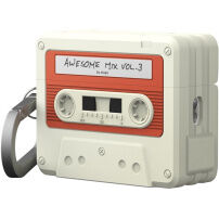 ELAGO Cassette Tape obal s karabinou ve stylu kazety pro AirPods Pro 3 - béžový