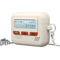 ELAGO Pager obal ve stylu pageru pro AirPods 4 / 5 - béžový