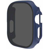 Matné pouzdro s tvrzeným Anti-Spy sklem pro Apple Watch Ultra 49mm - tmavě modré