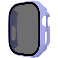 Matné pouzdro s tvrzeným Anti-Spy sklem pro Apple Watch Ultra 49mm - fialové