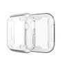 Lesklé pouzdro z měkkého plastu s ochranou displeje pro Apple Watch 40mm - čiré