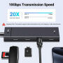 UGREEN 35584 4v1 hub - 4x USB-C na USB-C pro MacBook - černý