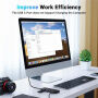UGREEN 35584 4v1 hub - 4x USB-C na USB-C pro MacBook - černý