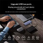 UGREEN 15965 11v1 hub - slot na SD / TF kartu / RJ45 / 2x HDMI / 3,5 mm jack / 2x USB-C / 3x USB-A na USB-C pro MacBook - šedý