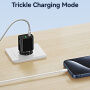 USAMS CC316 GaN rychlonabíjecí adaptér s porty USB-C / USB-A - 30W - bílý