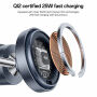 Yesido DS40 Qi2 3v1 magnetický bezdrátový stojánek pro iPhone / Apple Watch / AirPods - 25W - šedý