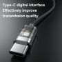 Yesido YH49 sluchátka s konektorem USB-C - černá