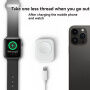 xDfind mini přenosná bezdrátová nabíječka pro Apple Watch - bílá