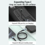 Audio, nabíjecí a datová redukce - USB-C na USB-A - černá