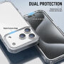 Transparentní kryt s úchyty pro šňůrku pro iPhone 14 Pro Max - čirý