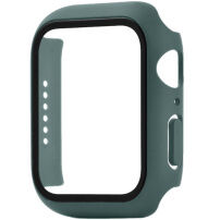 Matné pouzdro s tvrzeným sklem pro Apple Watch 45mm - petrolejové