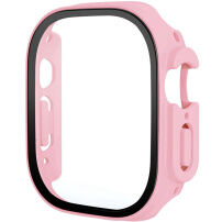 Matné pouzdro s tvrzeným sklem pro Apple Watch Ultra 49mm - růžové