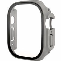 Matné pouzdro s tvrzeným sklem pro Apple Watch Ultra 49mm - šedé