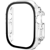 Lesklé pouzdro s tvrzeným sklem pro Apple Watch Ultra 49mm - čiré