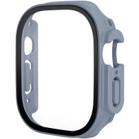 Matné pouzdro s tvrzeným sklem pro Apple Watch Ultra 49mm - modrošedé