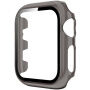 Transparentní pouzdro s tvrzeným sklem pro Apple Watch 42mm - šedé