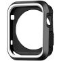 Ochranné silikonové pouzdro pro Apple Watch 38mm - černobílé