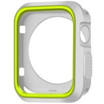 Ochranné silikonové pouzdro pro Apple Watch 38mm - šedozelené
