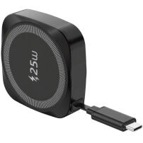 iW51 Qi2.2 bezdrátová MagSafe nabíječka pro iPhone / AirPods - 25W - černá