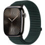 xDfind nylonový řemínek se zapínáním na suchý zip pro Apple Watch 42mm / 41mm / 40mm / 38mm - tmavě zelený