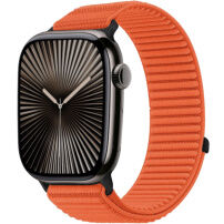 xDfind nylonový řemínek se zapínáním na suchý zip pro Apple Watch 42mm / 41mm / 40mm / 38mm - oranžový