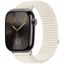 xDfind nylonový řemínek se zapínáním na suchý zip pro Apple Watch 42mm / 41mm / 40mm / 38mm - béžový