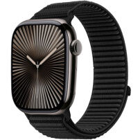 xDfind nylonový řemínek se zapínáním na suchý zip pro Apple Watch Ultra 49mm / 46mm / 45mm / 44mm / 42mm - černý