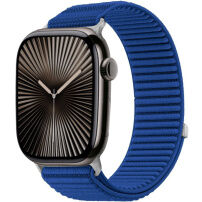 xDfind nylonový řemínek se zapínáním na suchý zip pro Apple Watch Ultra 49mm / 46mm / 45mm / 44mm / 42mm - královsky modrý