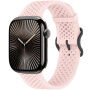 xDfind děrovaný silikonový řemínek pro Apple Watch Ultra 49mm / 46mm / 45mm / 44mm / 42mm - růžový