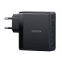 JOYROOM JR-TG11 GaN sada adaptéru s porty 3x USB-C / USB-A a kabelu USB-C na USB-C - 100W - 2 m - černá