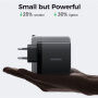 JOYROOM JR-TG11 GaN sada adaptéru s porty 3x USB-C / USB-A a kabelu USB-C na USB-C - 100W - 2 m - černá