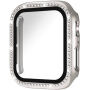 xDfind pouzdro posázené kamínky s tvrzeným sklem pro Apple Watch 41mm - starlight