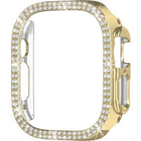xDfind metalické pouzdro posázené kamínky pro Apple Watch Ultra 49mm - zlaté