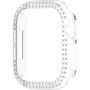 xDfind lesklé pouzdro posázené kamínky pro Apple Watch 41mm - čiré