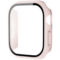 xDfind matné pouzdro s tvrzeným sklem pro Apple Watch 46mm - růžové