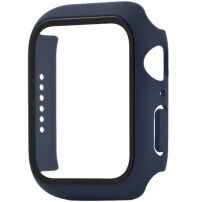 xDfind matné pouzdro s tvrzeným sklem pro Apple Watch 45mm - tmavě modré