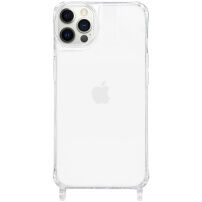Transparentní kryt s úchyty pro šňůrku pro iPhone 12 Pro Max - čirý