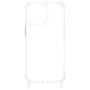 Transparentní kryt s úchyty pro šňůrku pro iPhone 14 Pro Max - čirý
