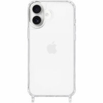 Transparentní kryt s úchyty pro šňůrku pro iPhone 16 Plus - čirý