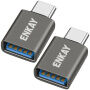 ENKAY ENK-AT134 nabíjecí a datová redukce - USB-A na USB-C - 2 ks - šedá