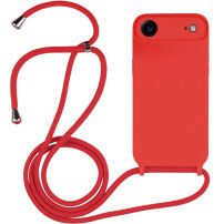 Silikonový kryt se šňůrkou pro iPhone Air - červený