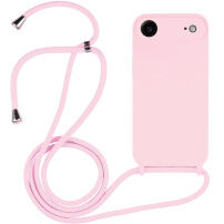 Silikonový kryt se šňůrkou pro iPhone Air - růžový